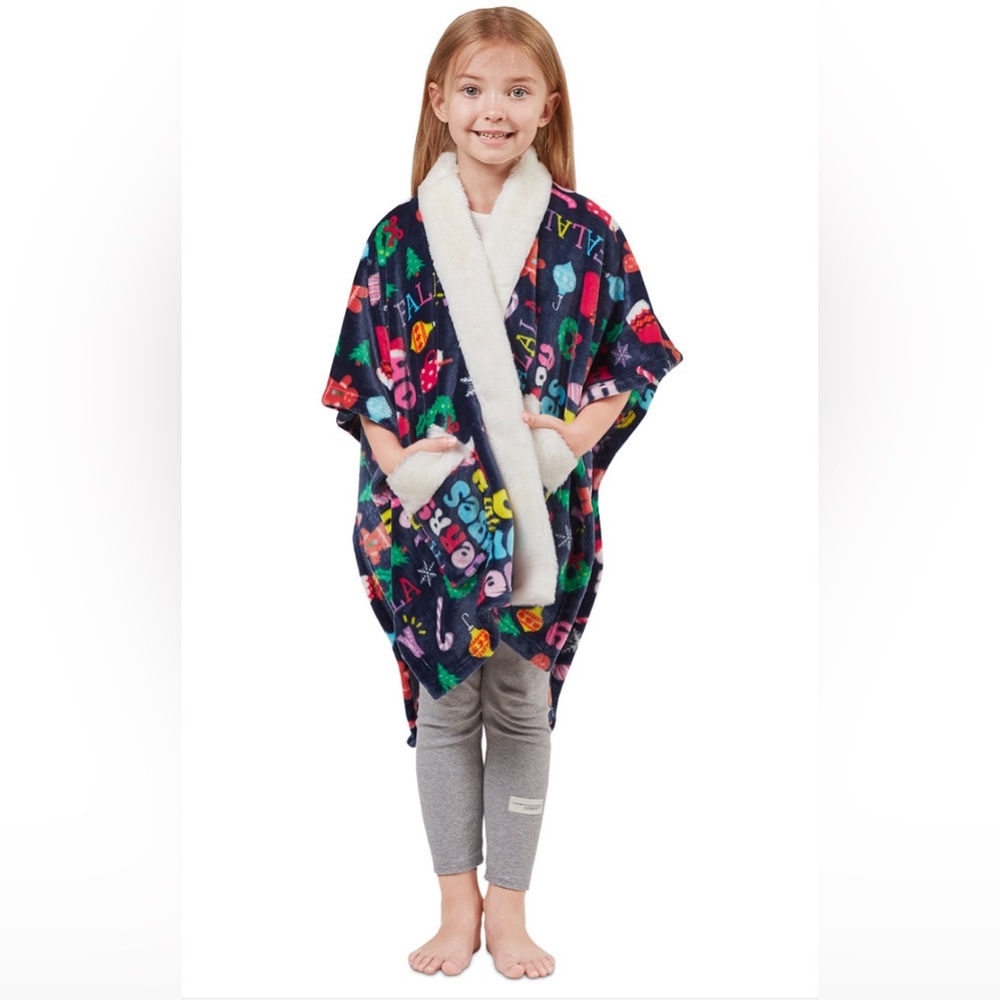 Charter Club NEW IN BOX Mommy & Me Kids Plush Wrap (one size fits most)